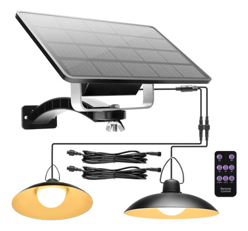 Lampara Led Solar Lamparas Colgante Doble Control Remoto