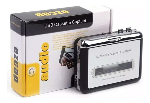 Leitor E Conversor De Fita Cassete Mp3 Usb Stereo Digital