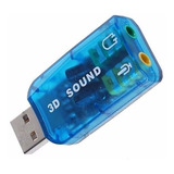 Placa Sonido 7.1 Usb Pc Mac Mic Aux Virtual Dj Skype Centro