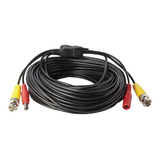 Cable De 20 Mt Para Cámaras  Cctv Bnc + Conexión De Poder
