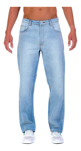 Pantalón De Mezclilla Hombre Opps Jeans Corte Wide Leg