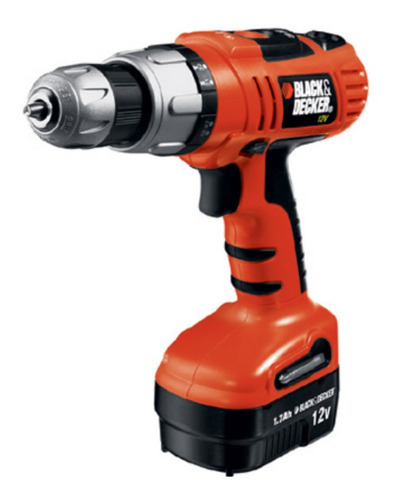 Taladro Inalambrico Percutor Black Decker Hp120k 10mm 12v