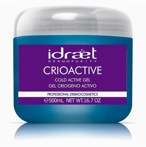 Crioactive Gel Criógeno Activo X 500gr De Idraet. Reductor. 