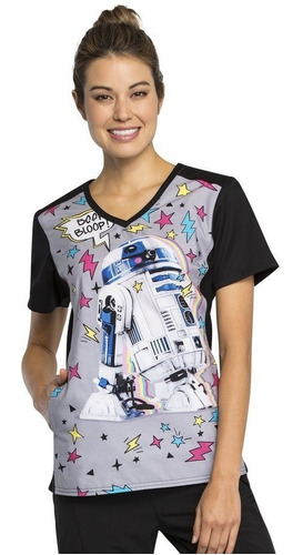 Chaqueta Cherokee Tooniforms Star Wars Talles Grandes Usa