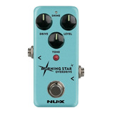 Pedal Guitarra Nux Nod3 Morning Star Overdrive 