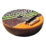 Piano De Pulgar Portátil Mbira Kalimbas 7 Teclas Para