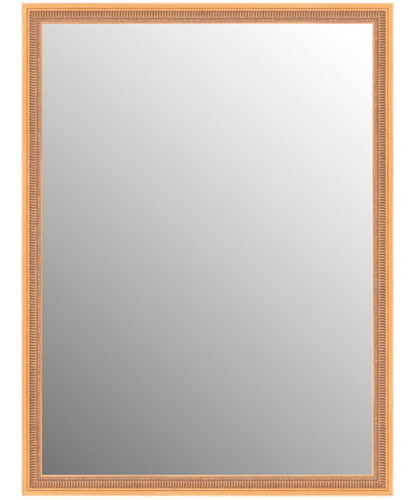 Espelho Decorativo C/ Moldura Madeira Folha Ouro 60x80 Cm
