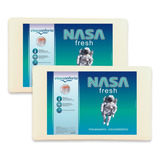 Kit 2 Travesseiros Nasa Viscoelástico Fresh Hipoalergênico