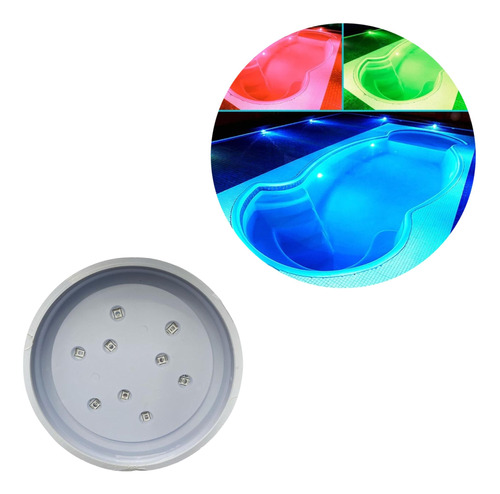 Led Rosca Piscina Rgb Colorido Modelo Igui Antigo 9w Cores