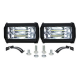 Par De Faros 24 Leds Tunelight 96w Jeep/moto C/estrobo