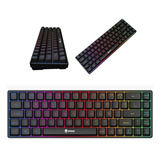 Teclado Gamer Abnt2 Eg211 Fay 60% Evolut Rainbow