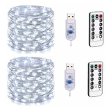 2pz Adornos Navidad Solar Luces Led Navidad 20m200 Luces Color De Las Luces Blanco Verdadero