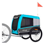 Trailer Transportador De Mascotas Large Para Bicicleta Blue