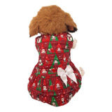 Roupa Roupinha Pets Vestido  Natal Fim De Ano P Cães E Gatos