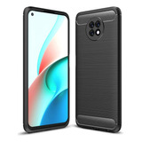 Funda Estuche Carbono Fiber Para  Xiaomi Redmi Note 9t