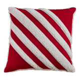 Saro Lifestyle Funda De Almohada Diagonal Sherpa Stripe De L