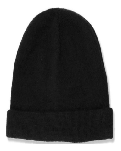 Gorro De Lana Beanie Negro Liso Rocky X Mayor Combo