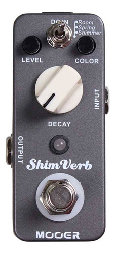 Pedal Profissional True Bypass Mooer Shim Verb Mrv1 3 Reverb