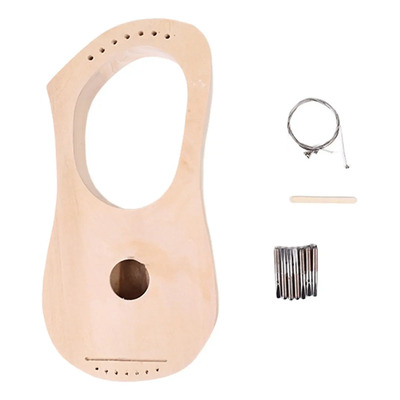 B Lyre Harp Making Material Kit Diy Para Niños Y Niñas | Meses sin interés