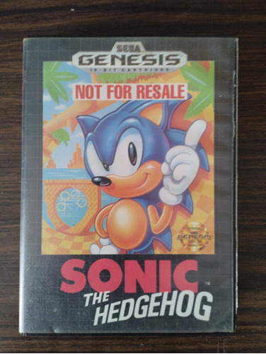 Sonic The Hedgehog Sega Genesis Con Manual