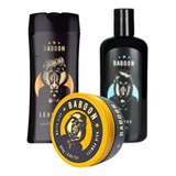 Kit Produtos Baboon Shampoo Pomada Matte  Leave In Cabelo