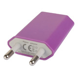 Enchufe Usb Universal 2.1a Cargador Universal Color Lila