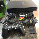 Playstation 2 Fat Scph-50011, Ps2, Com 1 Controle Original 