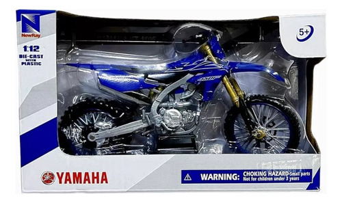 New Ray 1:12 Moto Cross Yamaha Yz 450f Deportivo Color Azul