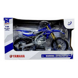 New Ray 1:12 Moto Cross Yamaha Yz 450f Deportivo Color Azul