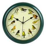 Reloj Musical Para Colgar En La Pared Con Pájaros De 25cm,