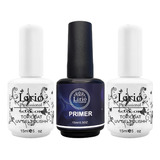 Kit 2 Top Coat Lirio + 1 Base Prime Lirio  Original