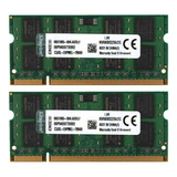 Memoria Ram 4g, 2 X 2 Gb, Ddr2, 800 Mhz, Portátil Kingston