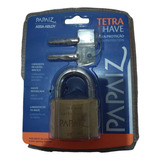 Cadeado Papaiz Assa Abloy Tetra Chave Crt 50