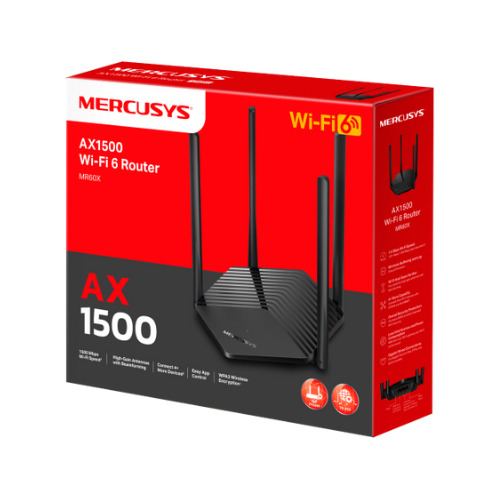 Mercusys - Roteador Wi-fi 6 Gigabit Ax1500 - Mr60x