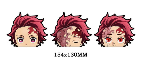 Sticker 3d Movimiento Anime Demon Slayer Tanjiro I Kimetsu