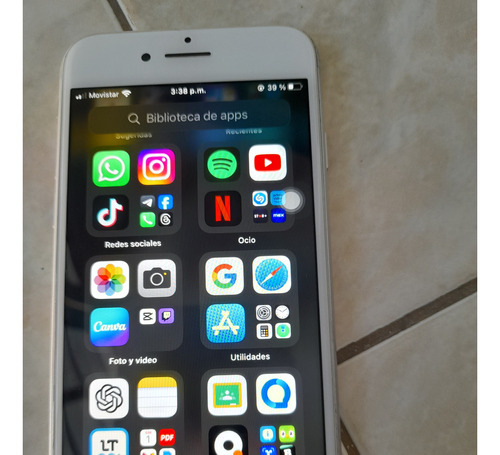 iPhone 8 256 Gb Plata A1907