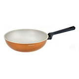 Sartén Wok Salutella Zerocolor 28 Cm, Cobre