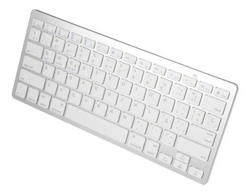 Teclado Bluetooth Ultradelgado Español Pc Ios Telefono