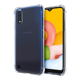 Funda Protector Transparente Anti Shock Para Samsung A01