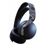 Headset Sem Fio Pulse 3d Gray Camouflage Ps4 Ps5 E Pc