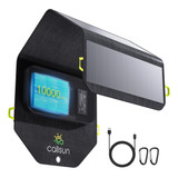 Cargador Solar De 28 W Con Banco De Energia De 10000 Mah, Ca