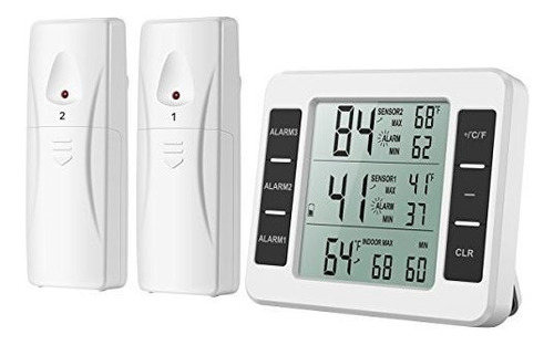 Monitor Sensor Temperatura Y Humedad Inalambrico Refri
