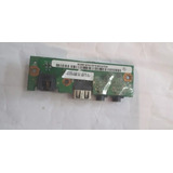 Placa De Audio + Usb Para Notebook Positivo Mobile Z61 - 00026326-a-02