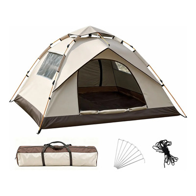 Carpa tienda Lumoku Automática Tienda Casa Campaña Grandes Para Acampar 4 Persona 210*215cm | Meses sin interés