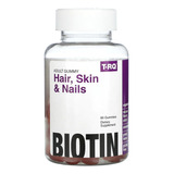 T-rq Biotina Cabello, Piel Y Uñas 60 Gomitas Sfn