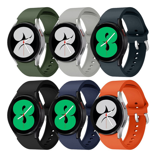 6 Correas Para Samsung Galaxy Watch 5 4 6 Classic Pro 20mm