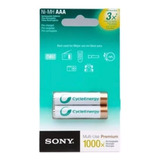 Pila Sony Recargable Aaa 1500mah 1.2v Ni-mh X2 Unidades