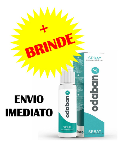 Odaban Spray -solução P/ Hiperidrose/suor Excessivo + Brinde