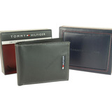 Billetera Tommy Hilfiger 31hp220086 Color Negro De Cuero