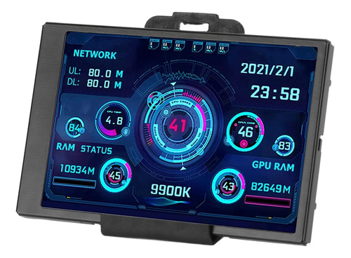 Temperatura De Datos De 3,5 Pulgadas Ips Usb Cpu Ram Hdd